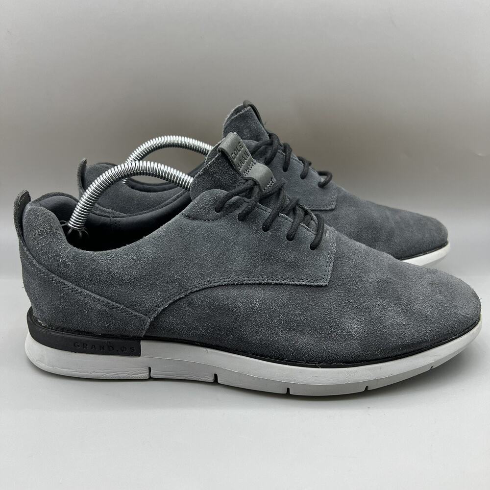 Cole Haan Grand Horizon Casual Shoes Men Size 9.5 M Gray Suede Comfort Sneakers